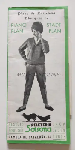 PLANO DE BARCELONA - Solsona Pelzgeschenk