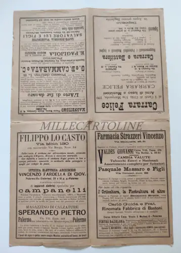 WERBUNG - Faltbare Werbung Messina Palermo