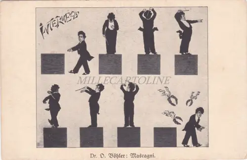DR D. BÖHLER - Mascagni, Intermezzo, Postkarte