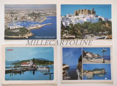 GRIECHENLAND - Piräus, Korfu, Athen, Kerkyra, Kreta, Rhodos 25 Maxi Postkarten