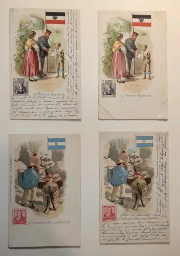 LA POSTE - 63 Postkarten Konvolut