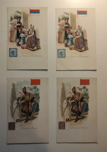 LA POSTE - 63 Postkarten Konvolut