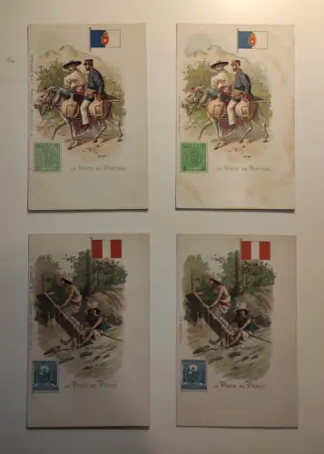 LA POSTE - 63 Postkarten Konvolut