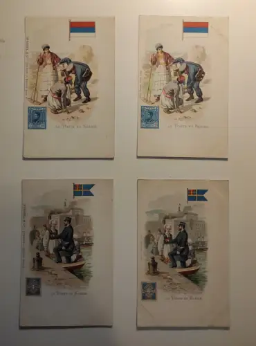 LA POSTE - 63 Postkarten Konvolut