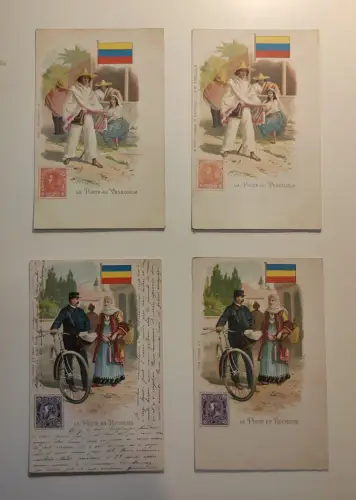 LA POSTE - 63 Postkarten Konvolut