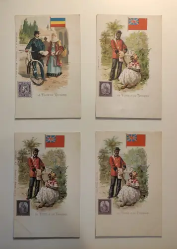 LA POSTE - 63 Postkarten Konvolut