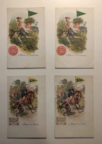 LA POSTE - 63 Postkarten Konvolut