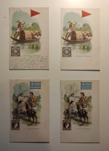 LA POSTE - 63 Postkarten Konvolut