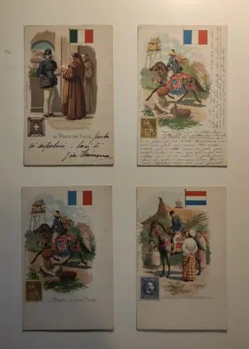 LA POSTE - 63 Postkarten Konvolut