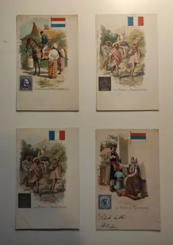 LA POSTE - 63 Postkarten Konvolut