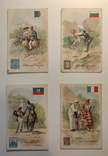 LA POSTA - 90 Postkarten Lot