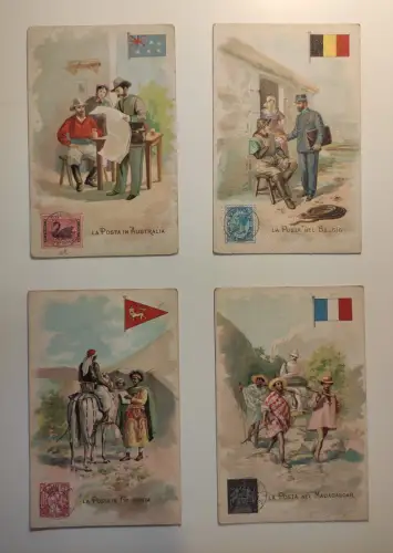 LA POSTA - 90 Postkarten Lot