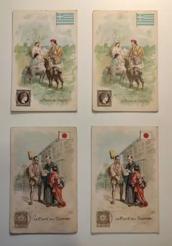 LA POSTA - 90 Postkarten Lot