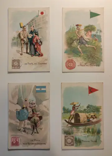 LA POSTA - 90 Postkarten Lot
