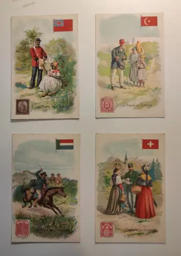 LA POSTA - 90 Postkarten Lot