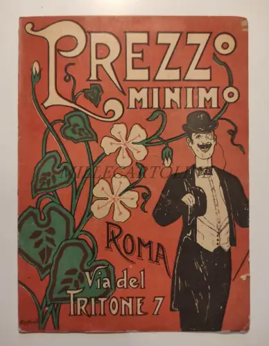 MINDESTPREIS - Werbebroschüre Calendario Cappelli, Rom 1904