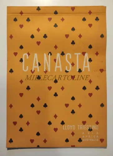 LLOYD TRIESTINO ASIA AFRICA AUSTRALIA - Korbpunkteblock