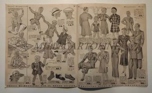 LA RINASCENTE - Roma Piazza Colonna, Novità Primaverili 1937 Moda