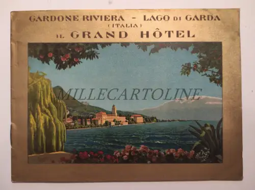 GRAND HOTEL GARDONE RIVIERA - Werbebroschüre Gardasee