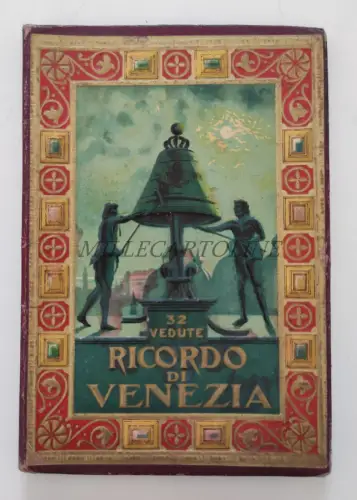 ERINNERUNG AN VENEDIG - 32 Ansichten und Karte
