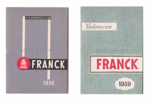 VADEMECUM FRANCK - 2 Hefte, 1956 und 1959 Caffé