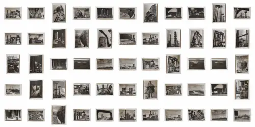 ANIC BENZIN LIVORNO BARI - 51 Postkarten 4 Fotos Autarke Mineralausstellung 1938