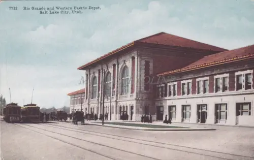 UTAH - Salt Lake City - Rio Grande und Western Pacific Depot