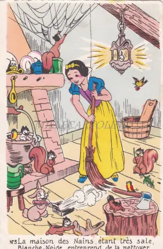 WALT DISNEY - Snow White and the Seven Dwarfs Schneewittchen - Séphériadès 3 1938