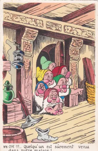 WALT DISNEY - Snow White and the Seven Dwarfs Schneewittchen - Séphériadès 6 1939