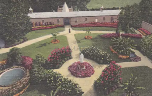 KENTUCKY - Our Lady of Gethsemani Trappist - Guest Garden 1953