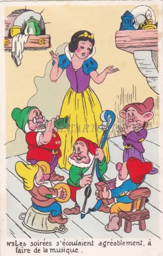 WALT DISNEY - Snow White and the Seven Dwarfs Schneewittchen - Séphériadès 9 1939