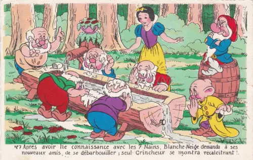 WALT DISNEY - Snow White and the Seven Dwarfs Schneewittchen - Séphériadès 7 1939