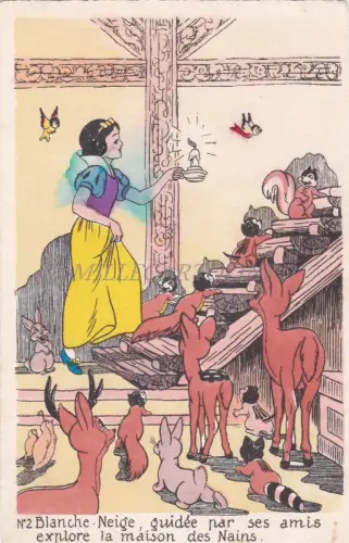 WALT DISNEY - Snow White and the Seven Dwarfs Schneewittchen - Séphériadès 2 1938
