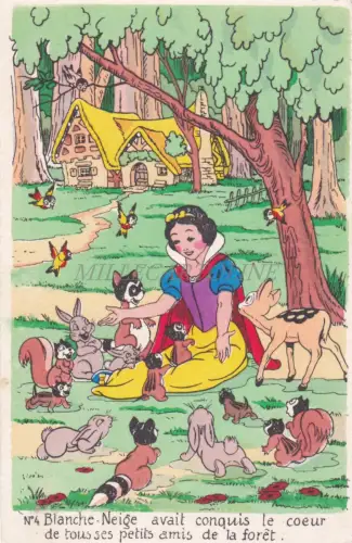 WALT DISNEY - Snow White and the Seven Dwarfs Schneewittchen - Séphériadès 4 1938