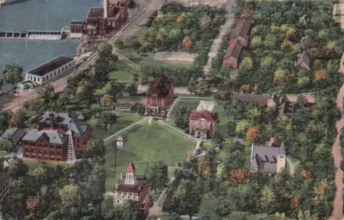 WISCONSIN - Campus of Beloit College - Air Mail 1948