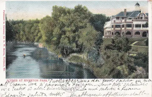 MAINE - Szenen im Riverton Park, Portland 1904