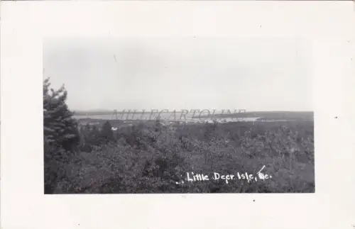 MAINE - Little Deer Isle - Foto Postkarte