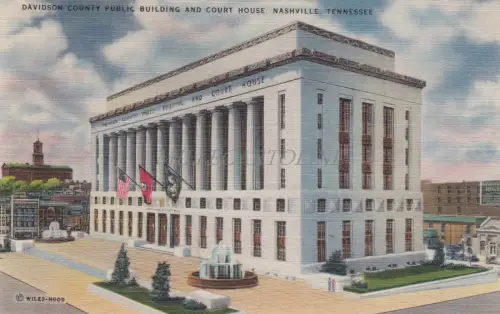 TENNESSEE - Davidson County Public Building and Court House, Nashville