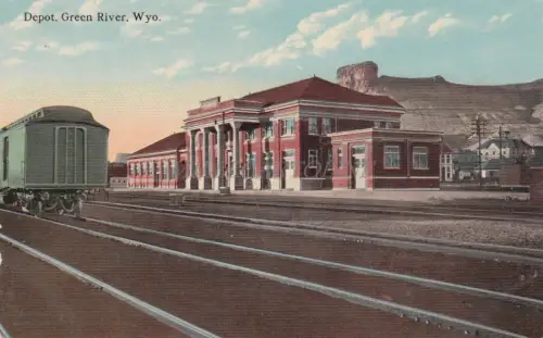 WYOMING - Depot, Green River