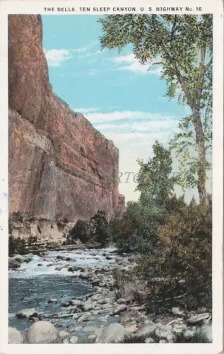 WYOMING - The Dells, Ten Sleep Canyon, Highway N°16