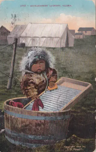 ALASKA - Mickannies' Laundry 1912