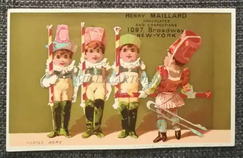 HENRY MAILLARD - Chocolate and Confections, Broadway New York - Fortez Arme