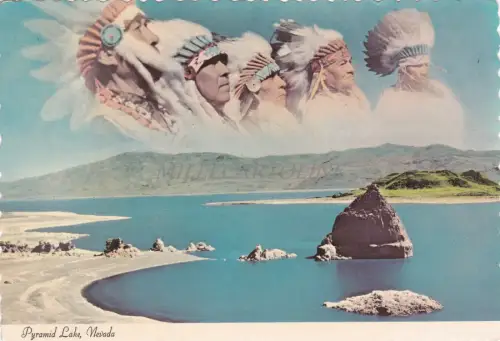 NEVADA - Pyramid Lake, Indians Native Americans 1978