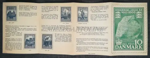 DANMARK - Kongerige i 1000 AR 900 - 1000 Kgl Post 10 Depliant