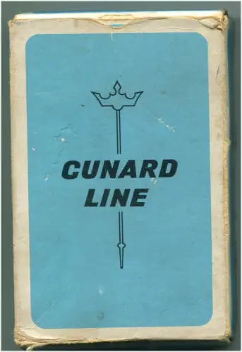 Navigation, 1 Deck französische Spielkarten, Cunard Line, von John Waddington m