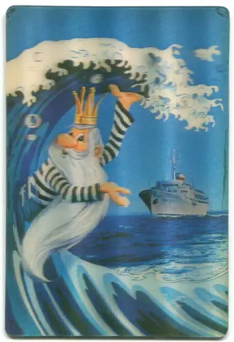 Taschenkalender 1976 von Black Sea Shipping Company Odessa, Neptun (04) m