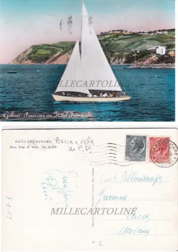 GABICCE: Panorama mit Hotel Promenade 1959