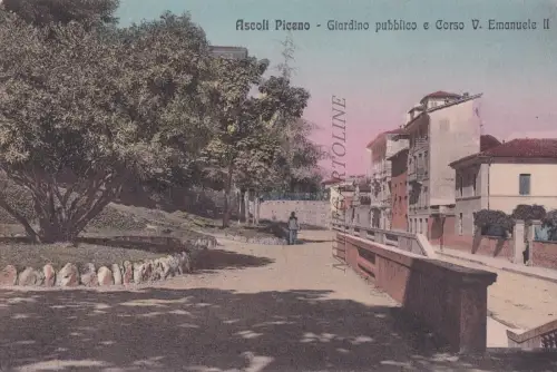 ASCOLI PICENO: Corso Vittorio Emanuele II e Giardini Pubblici (2)