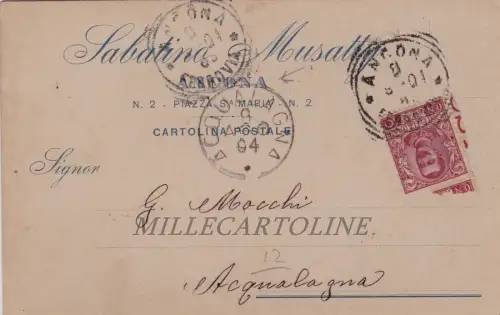 ANCONA: Kopfstück Sabatino Musatty 1901