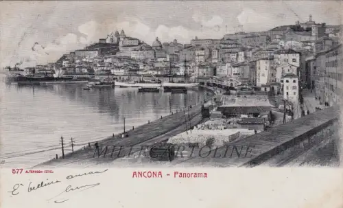 ANCONA: Panorama 1900